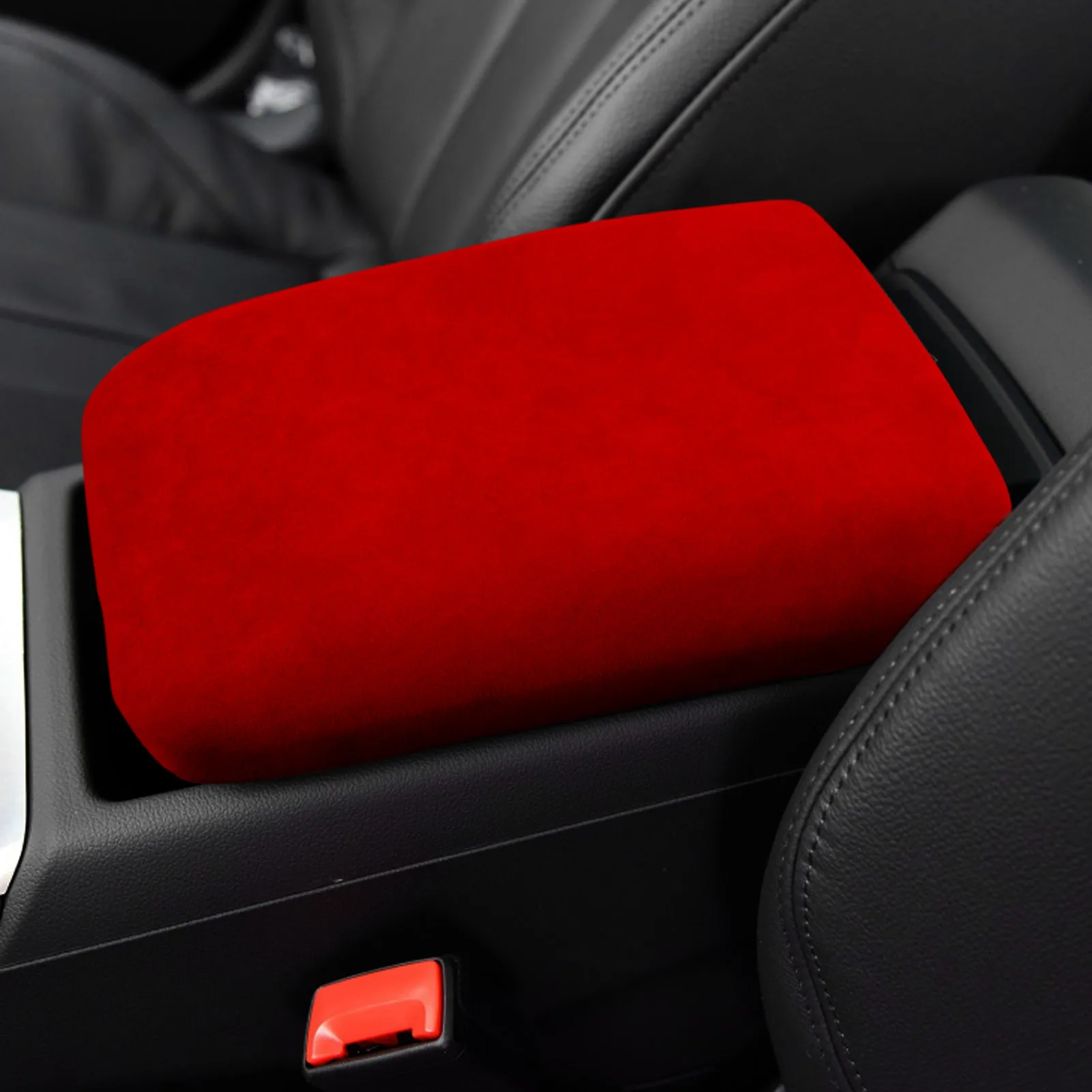

For Audi A4 A5(2017-2021) Suede Car Center Armrest Storage Box Cover Trim Styling Sticker