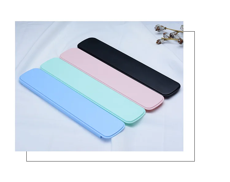 Plastic Large Size chou la he ABS Material with Buckle Card Slot in Long 24cm Stationery Box Portable Tableware Chopsticks Box