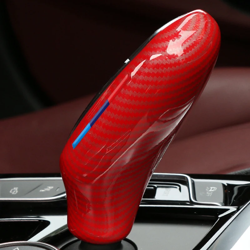 

ABS Shift knob sticker Cover Car Gear Interior For BMW 5 Series G30 G01 G02