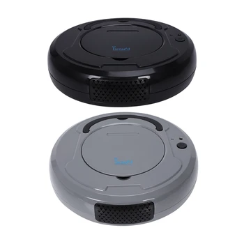 

2 Set 1800Pa Multifunctional Smart Floor Cleaner,3-In-1 Auto Rechargeable Smart ing Robot Black & Gray