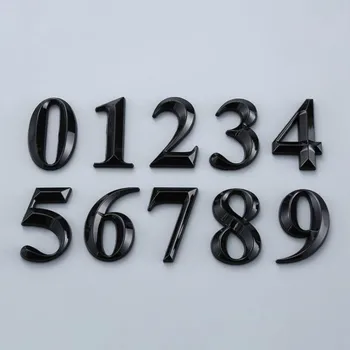 

Digital Door Plates 3d House Number Custom Acrylic Stickers Letters Home Office Background Text Outdoor Sign Address Numbers