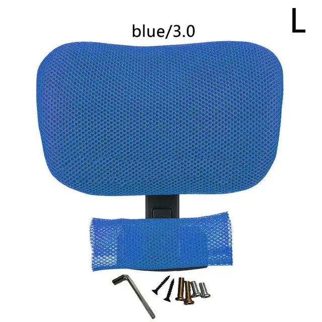 2.2/2.6/3 Computer Lift Chair Neck Protection Pillow Headrest Adjustable For Office Headrest Swivel Chair Accessories For Chair 3.0-Blue