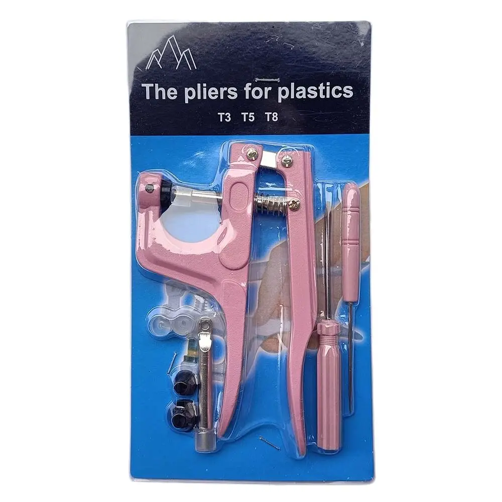 Snap Pliers Kit with T5 Plastic Resin Buttons