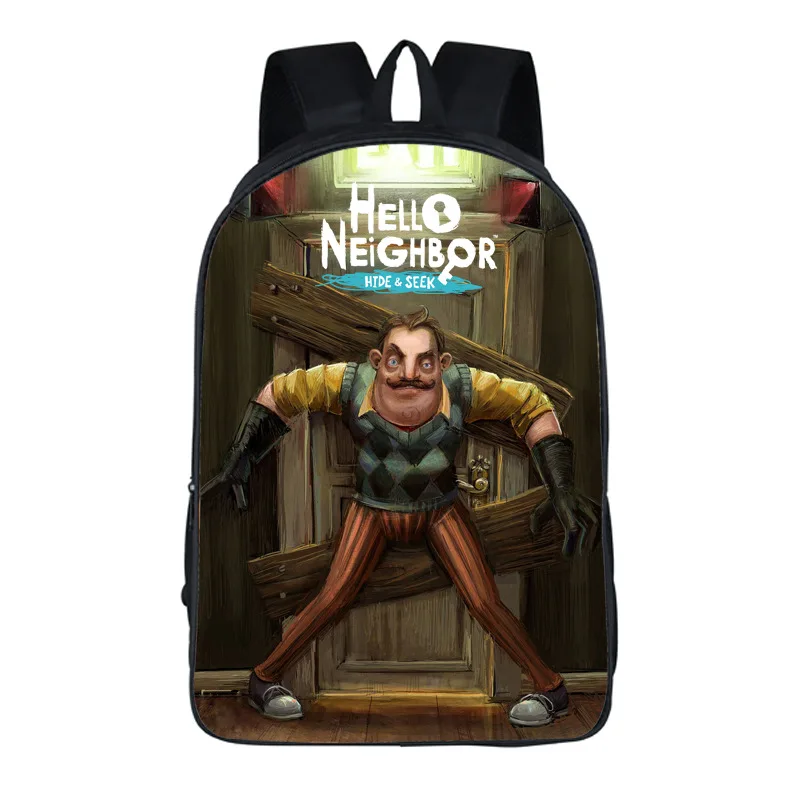 Детский плюшевый рюкзак Hello neighier школьный подарок модный Mochila|Плюшевые рюкзаки| |