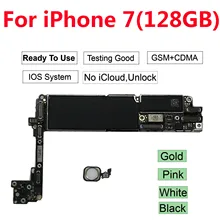 For iPhone 7 Motherboard 128G ,100% Original for iPhone 7 Logic boards Free iCloud Unlock Black White Gold Pink For iPhone 7 Motherboard 128G ,100% Original for iPhone 7 Logic boards Free iCloud Unlock Black White Gold Pink