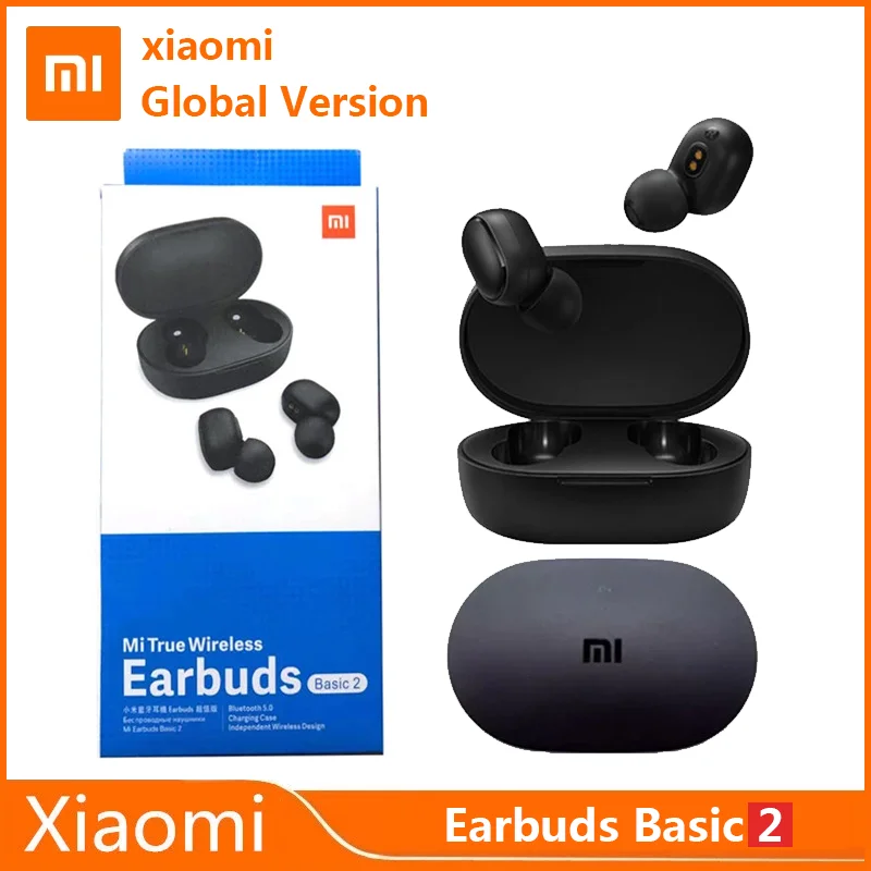 Bluetooth-наушники Xiaomi Redmi Airdots 2 TWS беспроводные глобальная версия | Электроника