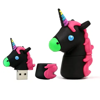 

Colorful Cute Horse USB2.0 Flash Drives Memory Stick Pen Drive U Disk Pendrive Memory Stick for Laptops Notebooks