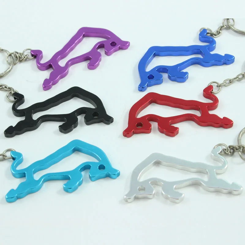 Wholesale-360Pcs Булл открывалка для бутылок брелок из алюминиевого сплава рекламный