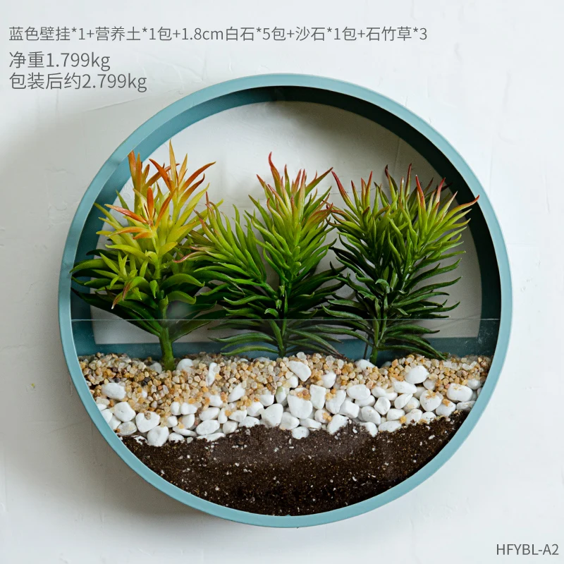 Творческий DIY Искусственные цветы Настенный Набор для декорирования квартиры железная посуда настенный пластик шелковые цветы Рождественский Свадебный декор - Цвет: 2