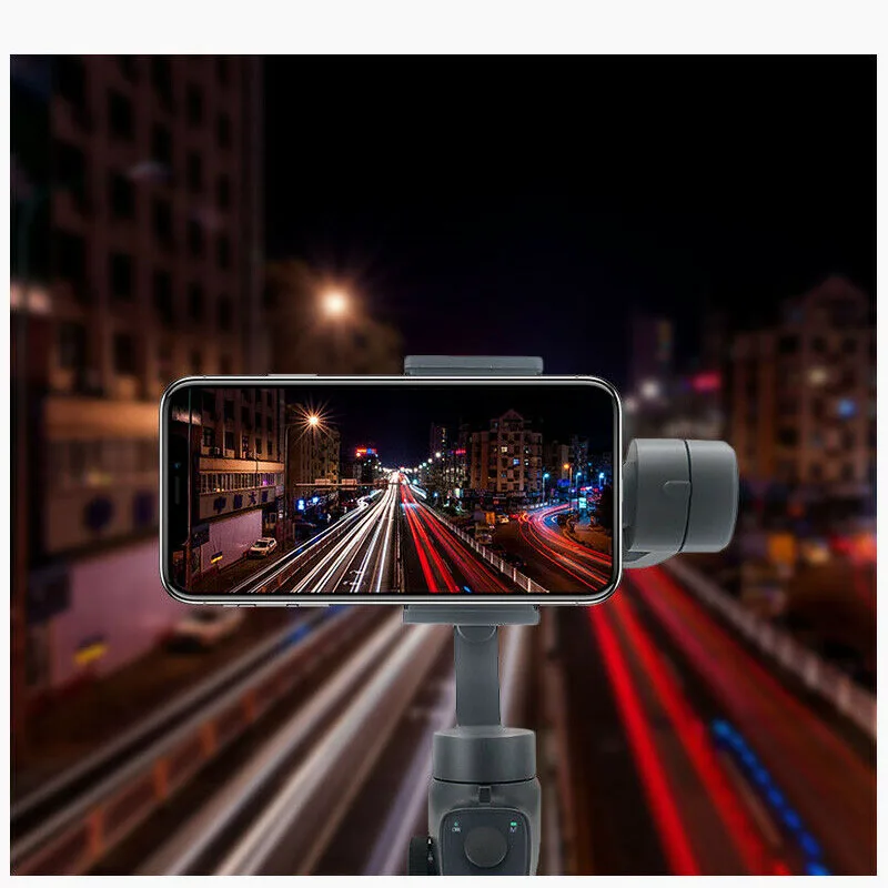  3 Axis Flexible Handheld Gimbal Stabilizer Action Camera Smartphone Support App Control for iPhone 