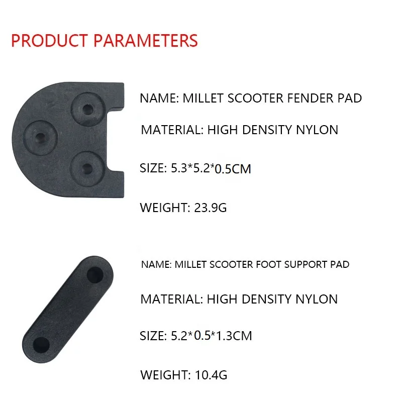 Rear-Mudguard-Spacer-Kickstand-Spacer-for-Xiaomi-M365-Upgrade-3D-Printed-Modification-for-10-inch-M365Pro