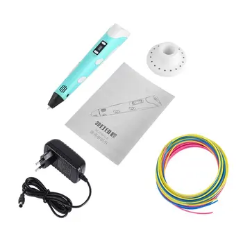 

3D Printing Pen With Filaments Creative Doodling Drawing Pen Rechargeable Printer Pen For Children & Adults
