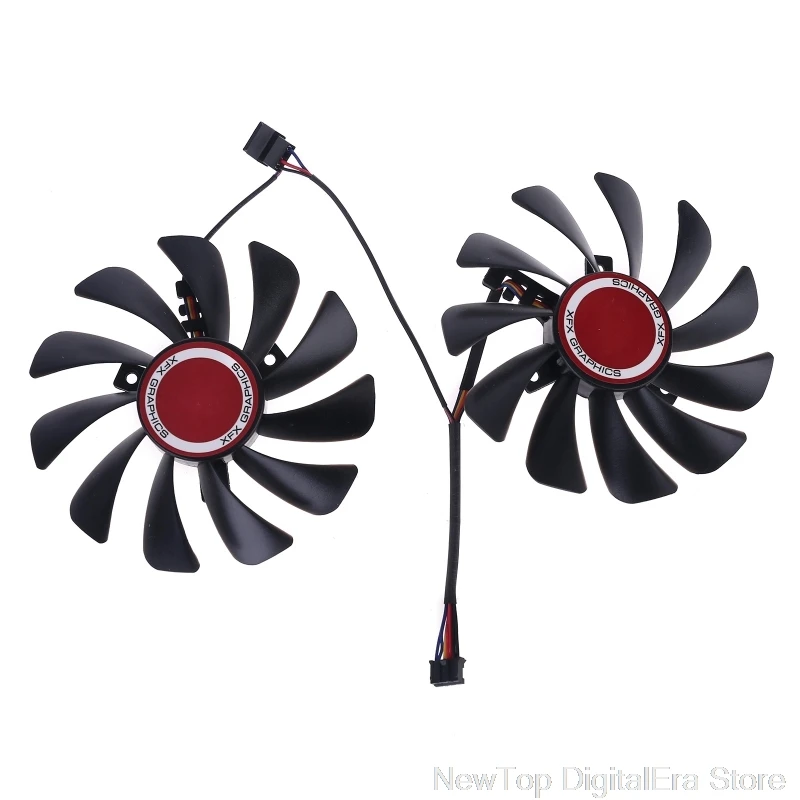 2pcs 95mm FDC10U12S9-C CF1010U12S Cooler Fan for XFX Radeon RX580 RX590 Graphics Card Cooling Fan O15 20