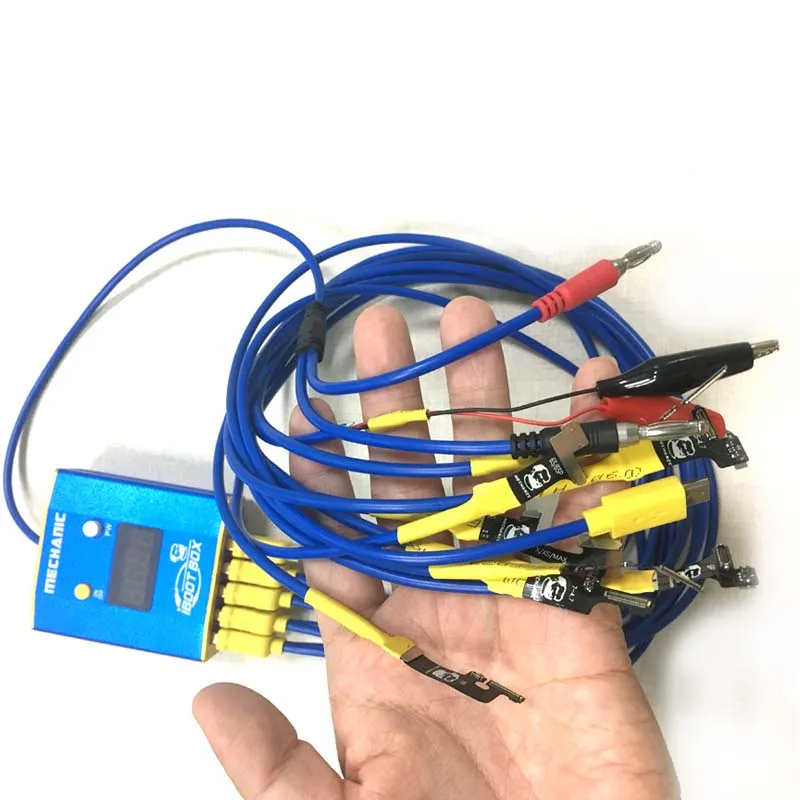 Цена Механик iBoot Box силовой Тестовый Кабель источник питания батареи для iPhone XR XSMAX XS X 8P 8G 7P 6P One touch power on принимает только