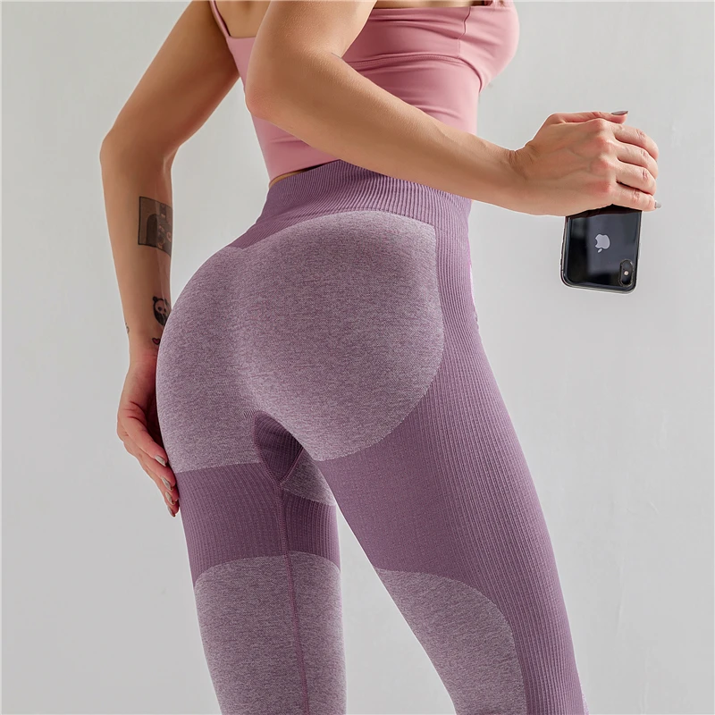 New Long Yoga Pants Women's Gym Leggings Fashion Sport Pants 4 Colors High Waist Workout Clothes Bondage Hip Fitness Leggings