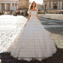 Robe de Mariee роскошное кружевное бальное платье с длинным рукавом свадебное платье es Vestido De Noiva свадебное платье в стиле бохо