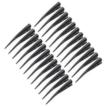 

24pcs Professional Duckbill Clip Hairdressing Clips Hair Styling Clips Partition Clamp for Home Barber Shop