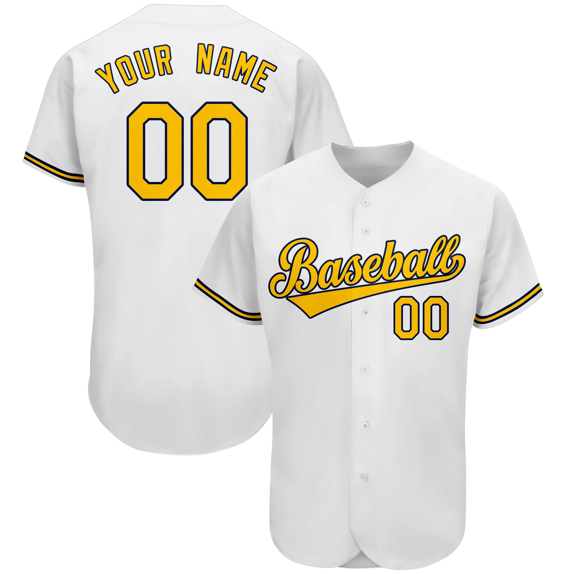 Personalized Custom Baseball Jerseys Shirt Print Team Name/Number Softball Jersey Club League Game Training Uniform for Men/Kids