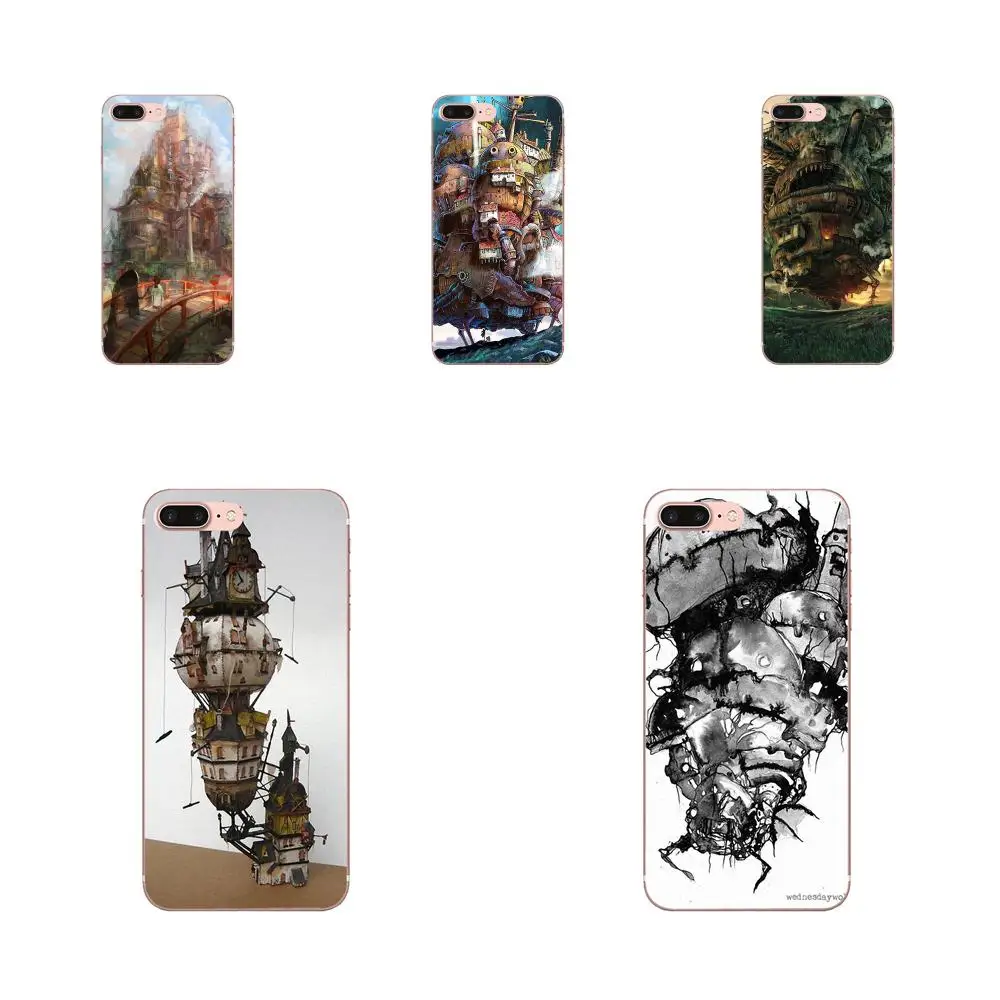 Мобильный телефон Howl S с движущимся замком для Samsung Galaxy J1 J3 J4 J5 J6 J7 A10 A20 A20E A3 A40 A5 A50 A7