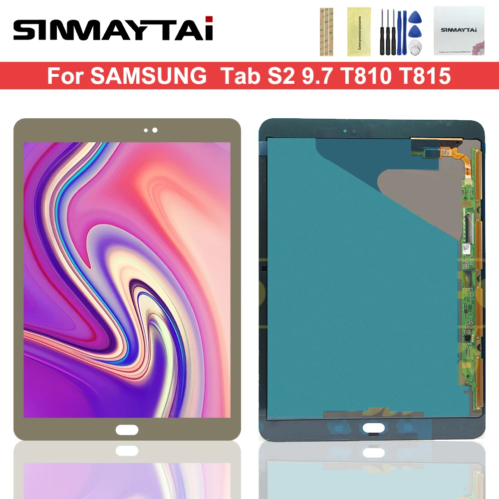 ЖК дисплей 9 7 дюйма с сенсорным экраном и дигитайзером для Samsung Galaxy Tab S2 T810 T815 T819 T817