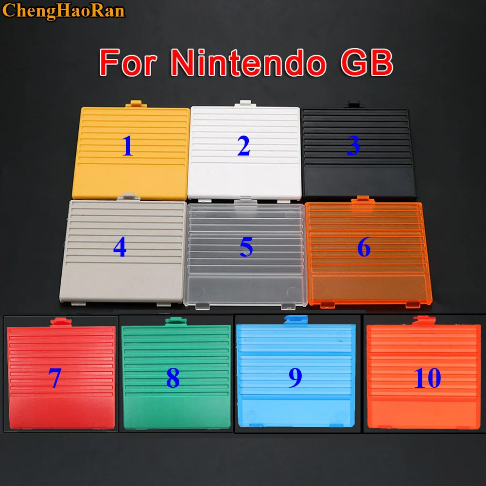 1Pc 10 Colori Miglior Prezzo Per Nintendo Gameboy Classic Dmg Gbo Copribatteria Per Game Boy Gb Zaino Porta Coperchio Di Ricambio