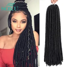 Faux Locs tresses synthétiques Extensions de cheveux raides couleur Pure SOKU blond Crochet tressage Jumbo Dreadlock tresse Afro coiffure