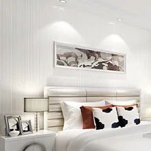 Новые 10*53 см стерео Современные Простые Стильные обои с тиснением в полоску яркие цветные обои для гостиной, спальни, дома