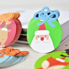 Mookids20 Snowman Dress Santa Claus Christmas Card with Envelope Postcard Merry Christmas New Year Gift Card