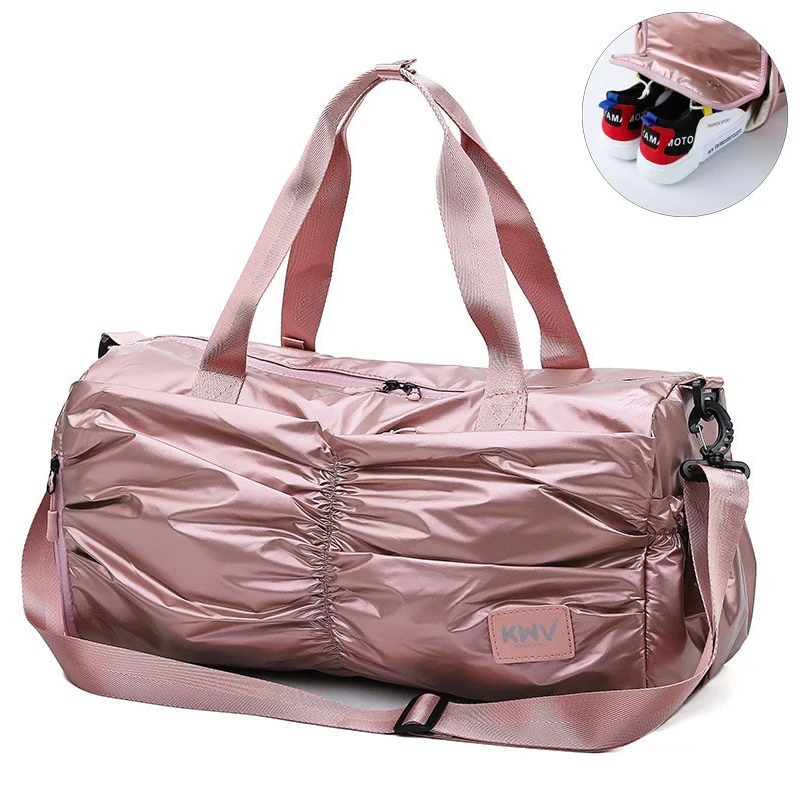 Waterproof Travel Bag Brand Big Zipper Nylon Pure Color Fashion Sports