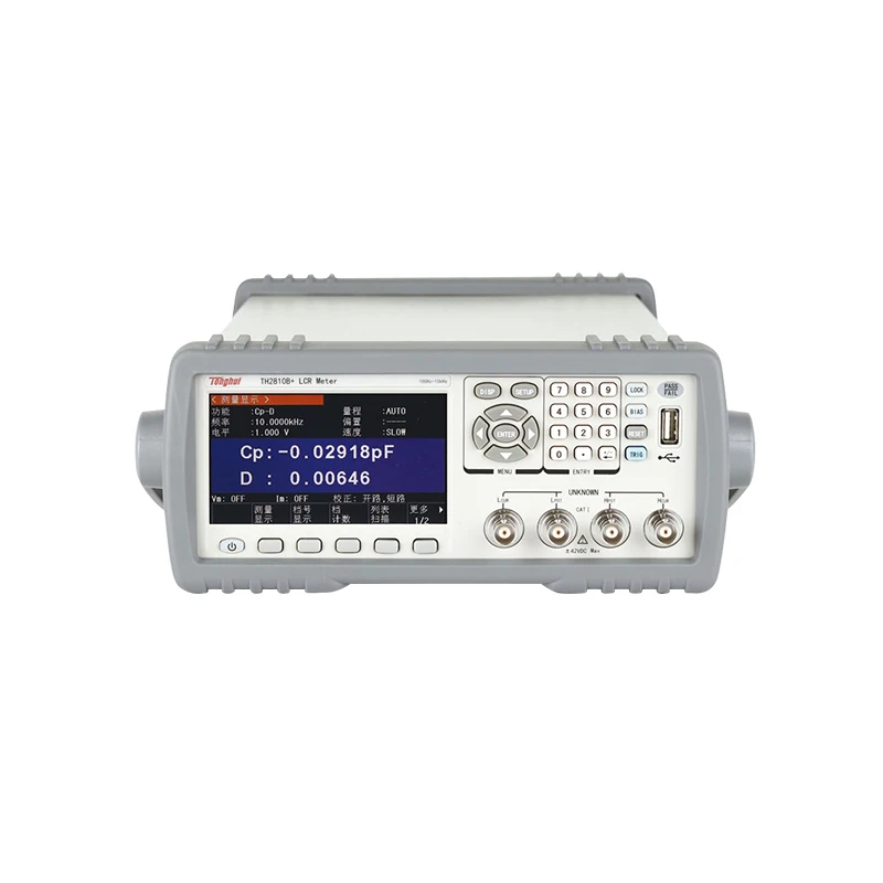 

TH2810B + Цифровой LCR метр 100 Гц, 120 Гц, 1 кГц, 10 кГц с функцией сортировки и списком развертки