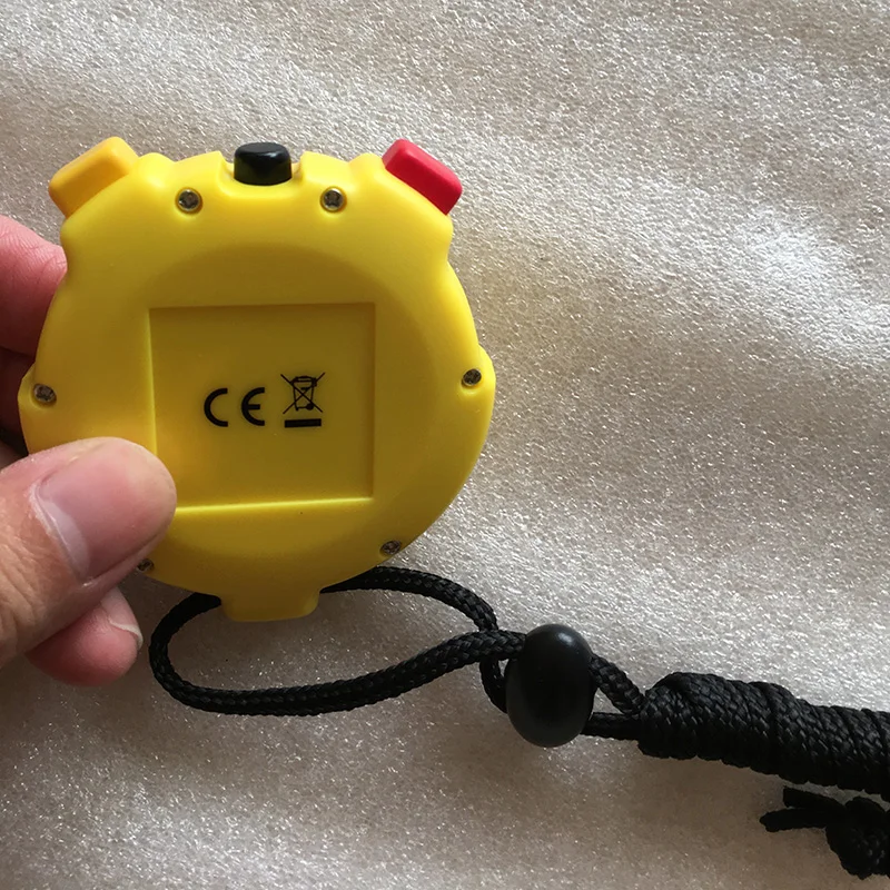 3 Digital Professional 10 Laps Memory Chronograph Stopwatch Two Row Sports Counter Timer Athletics Stopwatch Gym Countup Timing