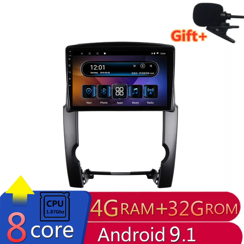 10.1&quot 4G RAM 8 cores Android Car DVD GPS Navigation For Kia Sorento 2009 2010 2011 2012 audio stereo car radio headunit wifi |