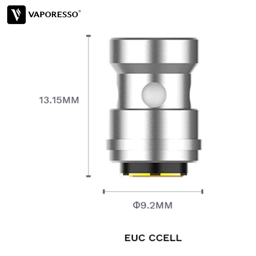 5-15pcs Original Vaporesso EUC CCELL 1ohm Meshed 0.6ohm Coil Tea Fiber for VM 22 18 25 Tank Atomizer VM Solo Stick Vape E-cig
