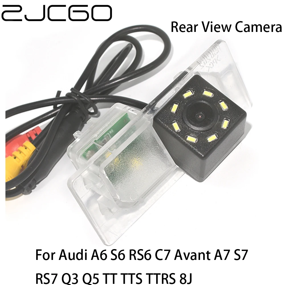 

ZJCGO CCD Car Rear View Reverse Back Up Parking Night Vision Camera For Audi A6 S6 RS6 C7 Avant A7 S7 RS7 Q3 Q5 TT TTS TTRS 8J