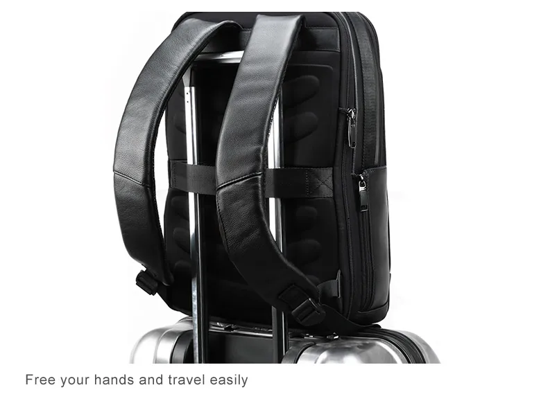 Мужская сумка из натуральной кожи, тонкий рюкзак для ноутбука, рюкзак из натуральной кожи с usb-зарядкой, портмоне из коровьей кожи, корейский рюкзак zaino