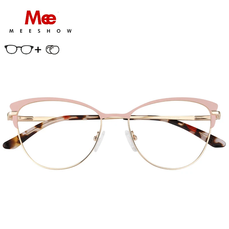 2020 Meeshow prescription glasses Titanium Alloy women glasses oculos de grau feminino armacao eyeglasses vintage frame NEW