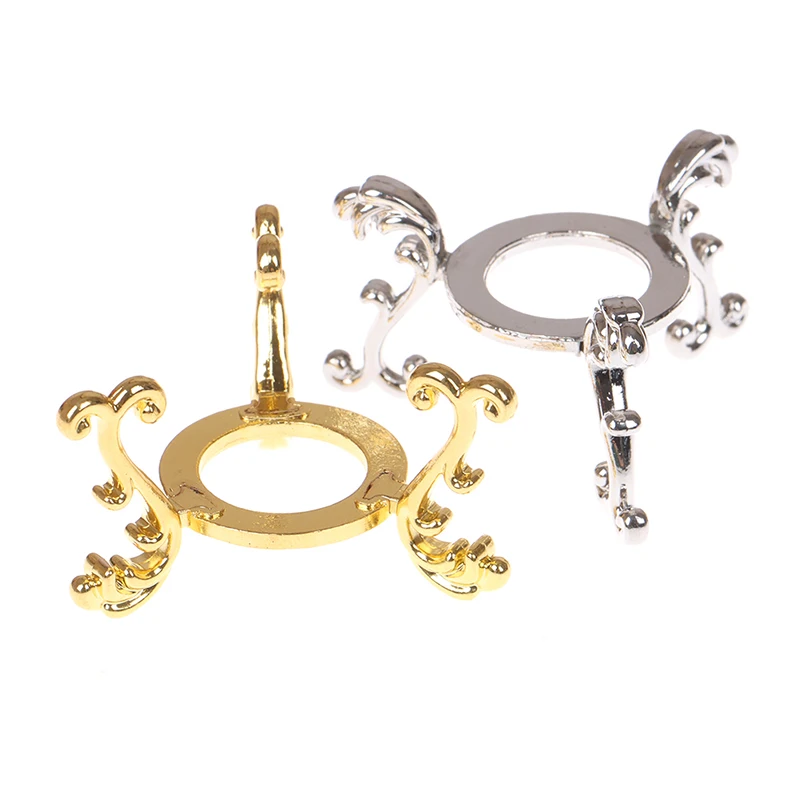 European Style Metal Gold-plated Display Gemstone Egg Support Base Crystal Ball Stand Office Ornament
