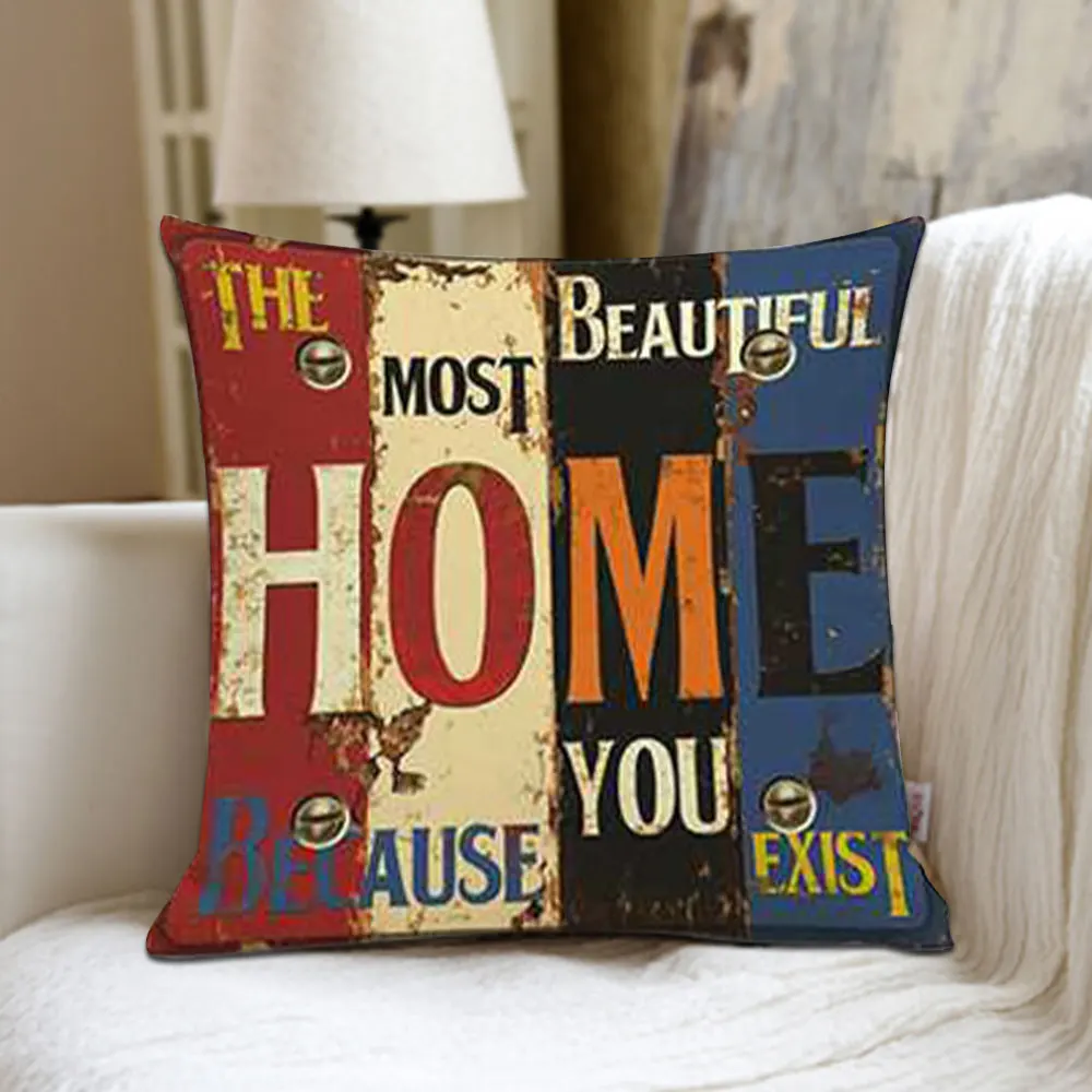 SOLEDI LOVE HOME Creative Sofa Cushion Cover Office Car Bar Cartoon Throw Pillow Cases Bedding Hotel 45*45cm Chair Bedroom
