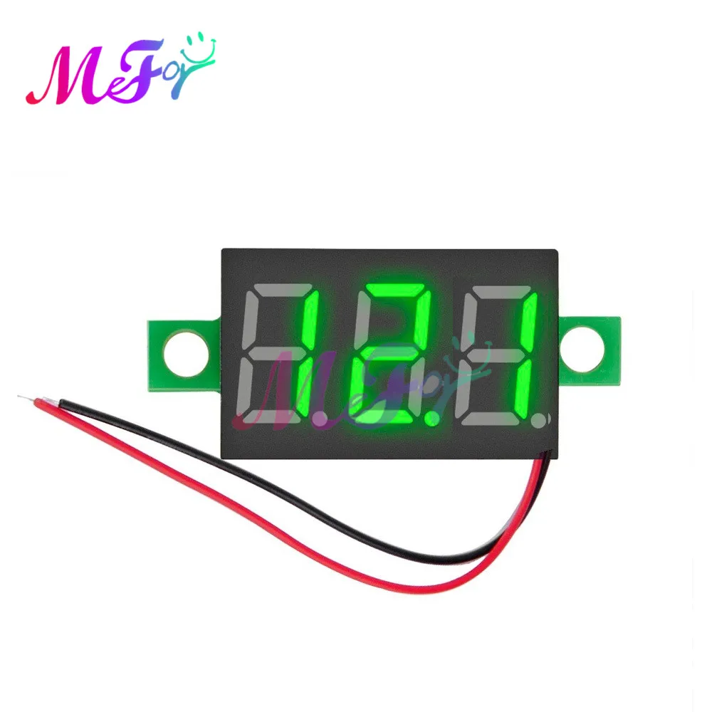 element kim Omsorg 0.36inch DIY Mini Voltmeter Tester Digital Voltage Test Battery DC 4.5-30V  2 Wires Red Green Blue for Auto Car LED Display Gauge _ - AliExpress Mobile