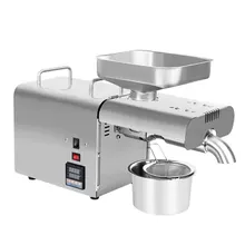 Автоматическая машина для холодного отжима масла 110 В/220 В, машина для холодного отжима масла, экстрактор семян подсолнечника, контроль температуры