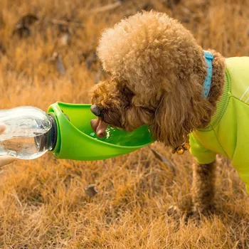 

680ml Pet Portable Water Bottle Cats And Dogs Drink Water Outdoor Accompanying Cup Drinking Bottle