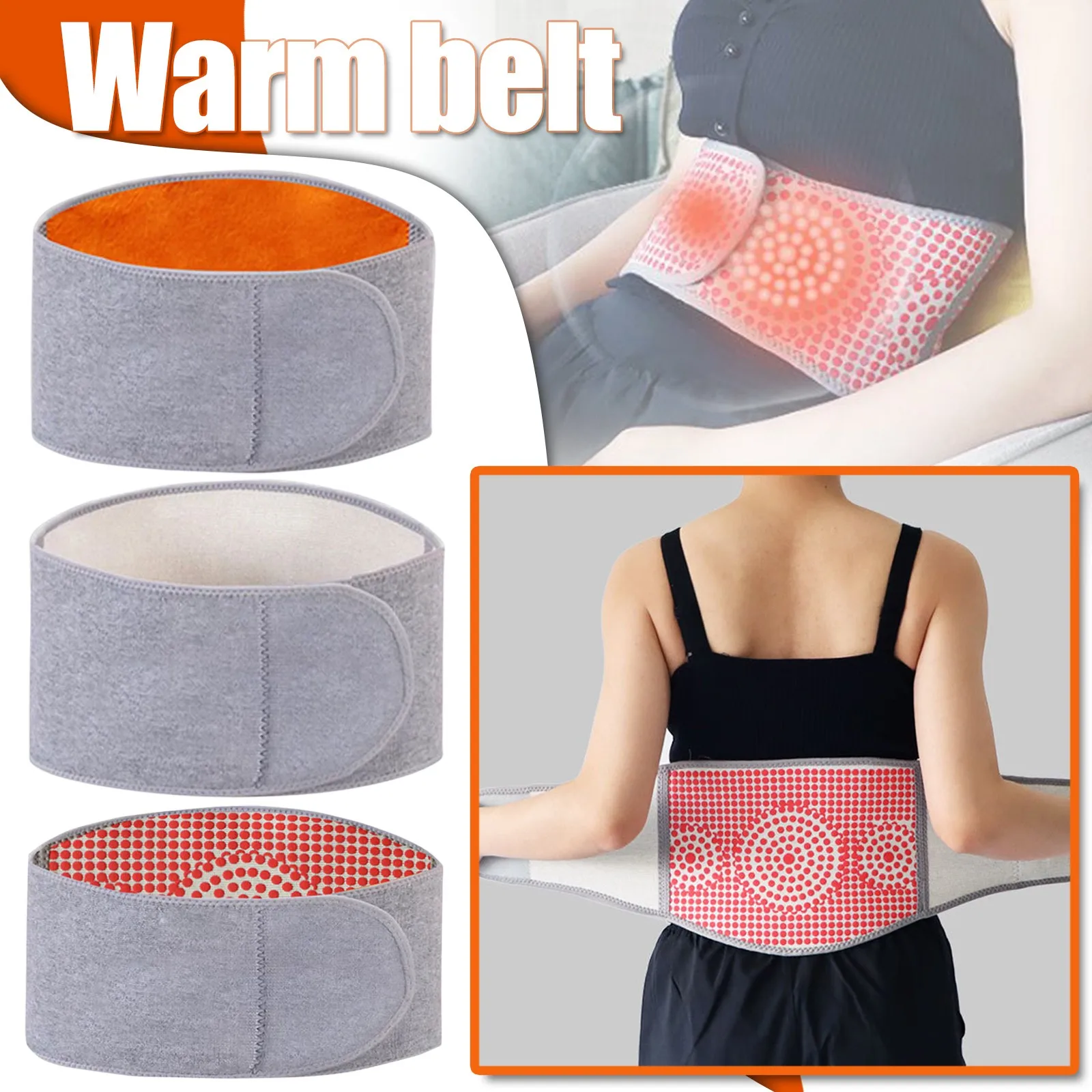Winter Warm Waist Belt Outdoor Thermal Men's Women's Waist Warmer Belt