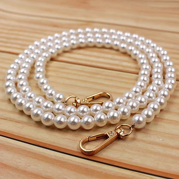 

60/110cm Pearl Bag Chain 2020 Women Shoulder Bag Handle Strap DIY Shoulder Handbag Replacement Buckle Belt Bag Accessories