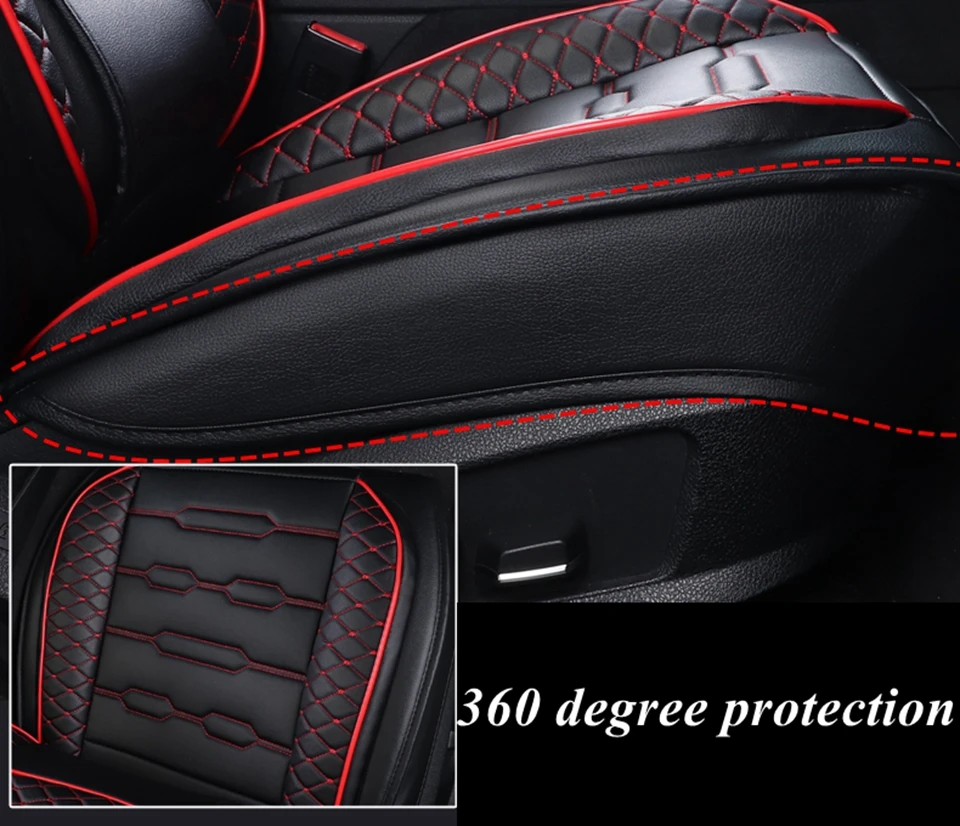 Front+Rear Car Seat Cover for Toyota RAV4 Avensis CHR Avensis Camry 4RUNNER Reiz Land Cruiser AVALON FORTUNER Car accessories