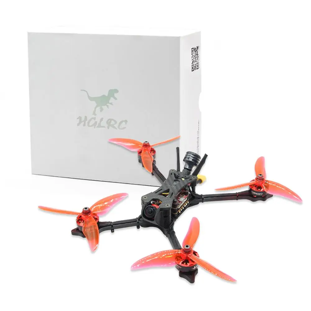 Гоночный Дрон HGLRC Wind5 мощный бесщеточный двигатель Blheli32 60A 4 в 1 F7 FC 2306 2450/1600KV
