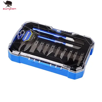 

3D printer parts Model Trimming and Polishing Tool 15 Piece Set Aluminum Tool For 3D Printing Models 3D Printer parts Pen knives