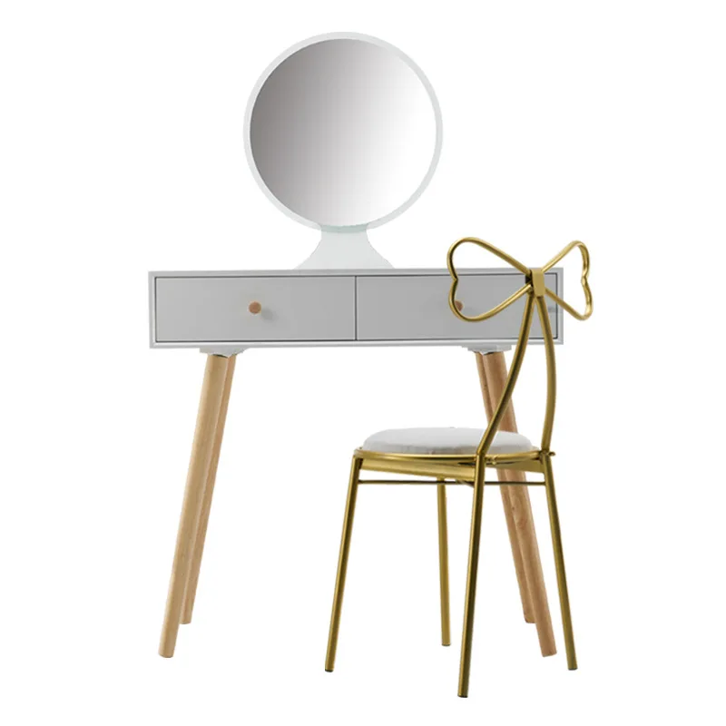

dressing table, creative bedroom, dressing table, iron art beauty salon, combined with drawer and table and chai