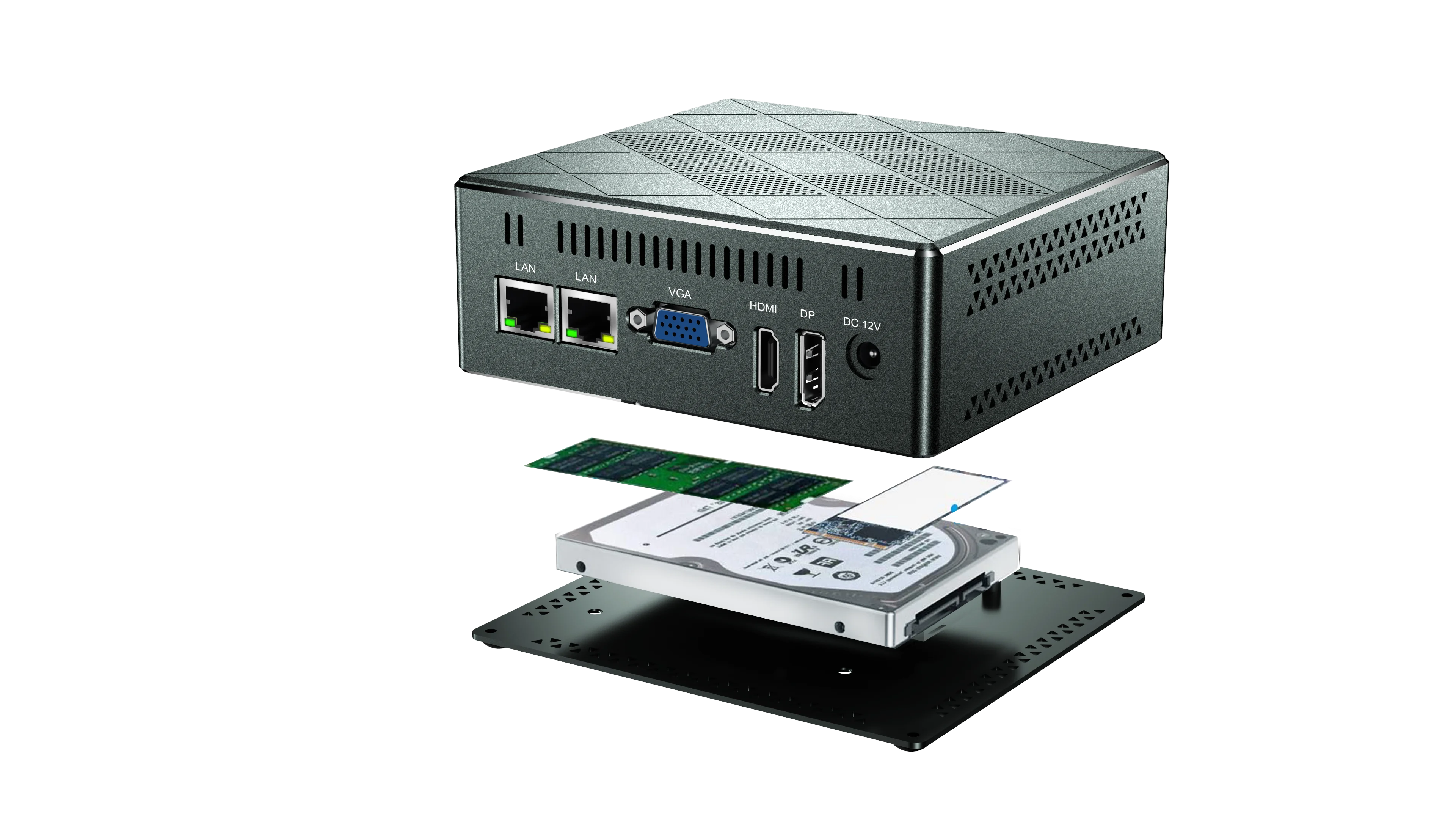 HDMI VGA Mini DP 4 к HTPC CK6 Мини ПК Intel Core i5-5257U 3 1 ГГц DDR3L 8 Гб Оперативная память/1 ТБ SSD вам