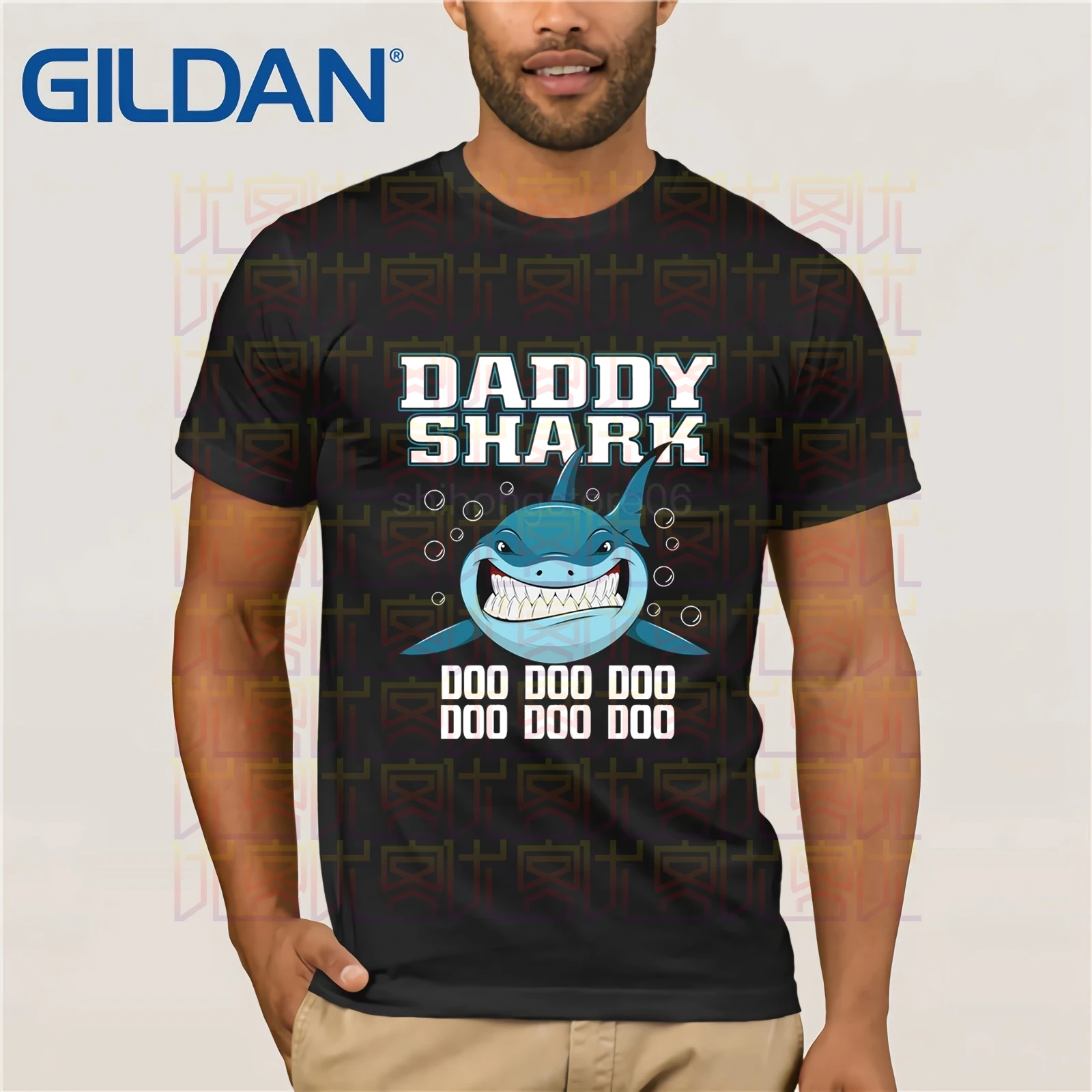 Daddy Shark Doo T Shirt Size S 3xl Print Casual T Shirt Men Brand Top 