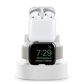 

3 in 1 Charging Stand for AppleWatch i-Phone AirPod Charger Holder Docking Rack